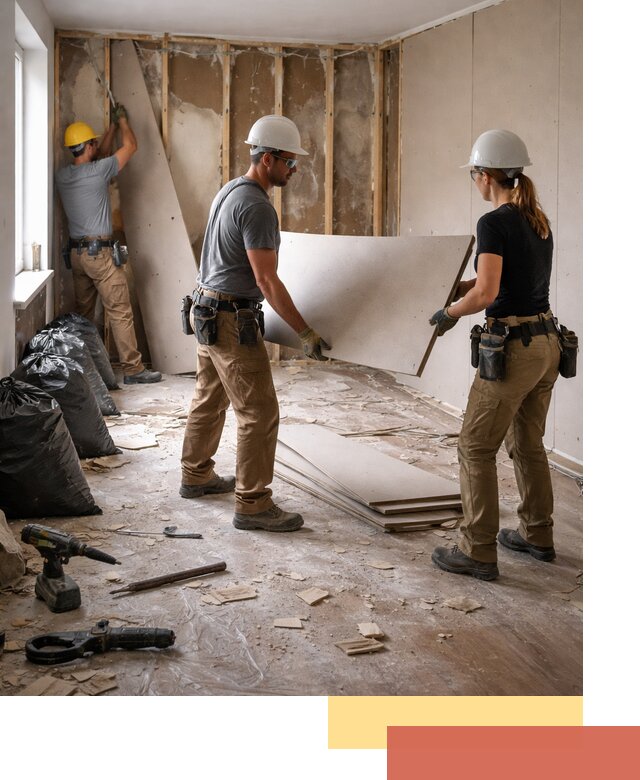 Демонтаж стеновых панелей в Бугульме быстро и аккуратно