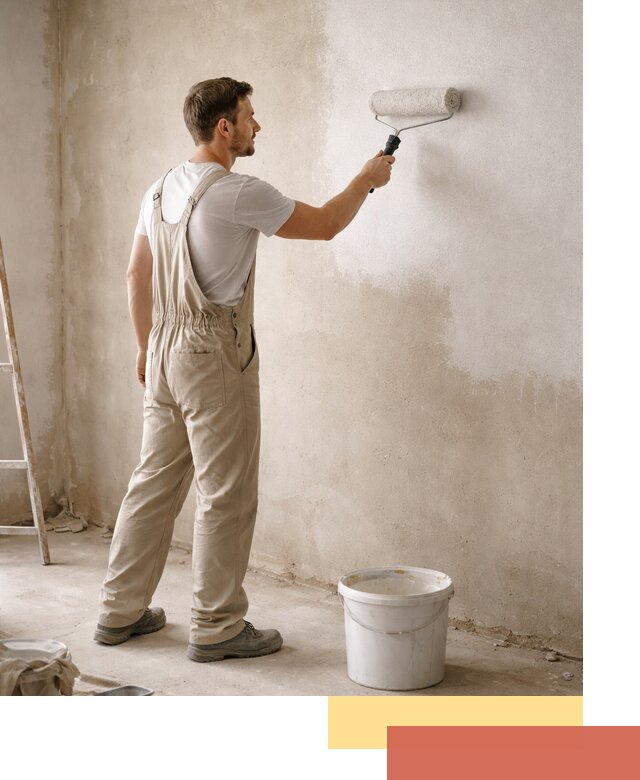 Грунтовка стен под отделку в Бугульме профессиональным раствором