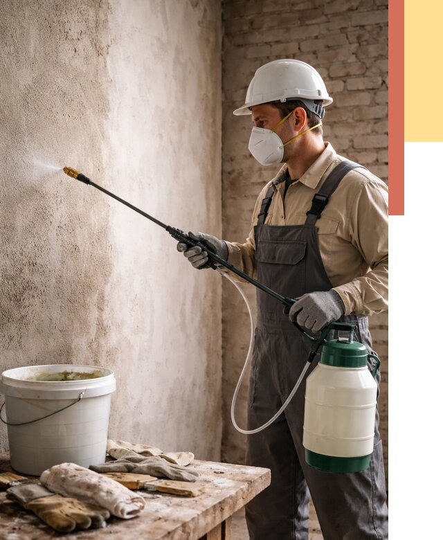 Антисептическая обработка стен в Бугульме от 1213 руб. — быстро и недорого | ОТДЕЛОЧНИК-Бгл