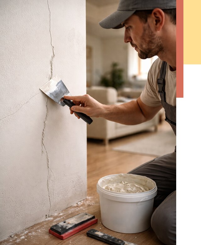 Заделка трещин и сколов в Бугульме от 2476 руб. — быстро и недорого | ОТДЕЛОЧНИК-Бгл