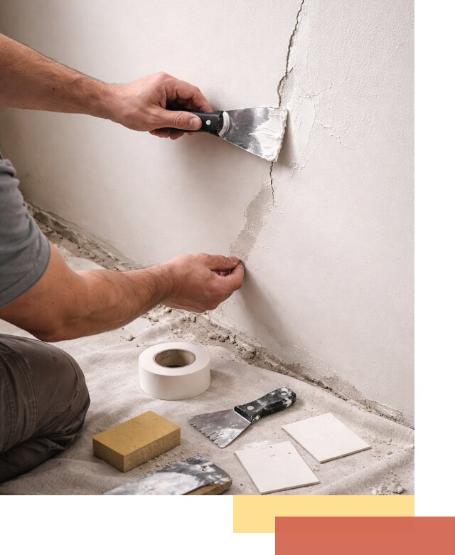 Заделка трещин и сколов в стенах и потолках в Бугульме