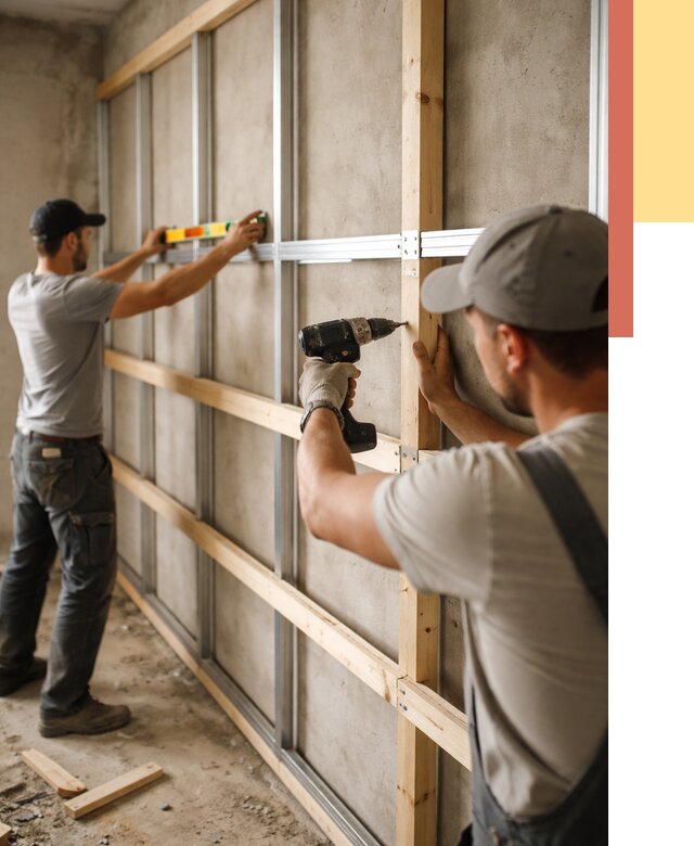 Устройство обрешетки под панели в Бугульме от 2123 руб. — монтаж под ключ | ОТДЕЛОЧНИК-Бгл