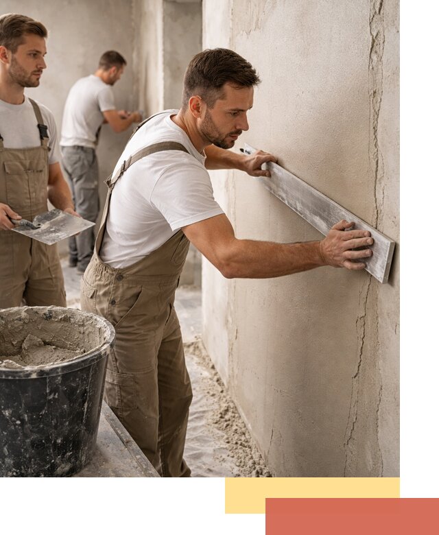 Штукатурка стен без маяков в Бугульме быстро и качественно