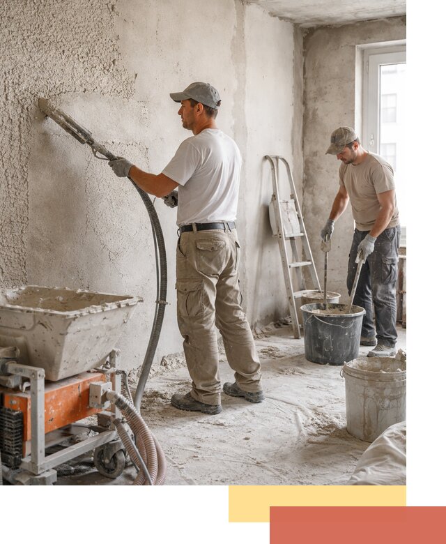 Машинная штукатурка стен в Бугульме — быстро и качественно