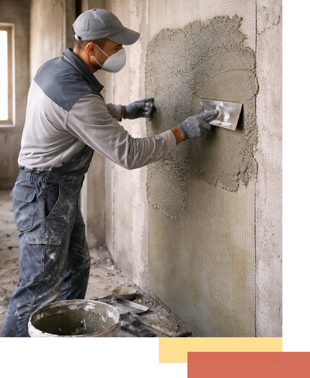 Штукатурка стен по сетке в Бугульме под ключ качественно и быстро