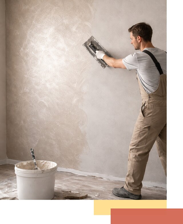 Декоративная штукатурка «Мокрый шелк» под ключ в Бугульме