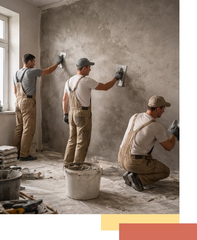 Декоративная штукатурка под бетон в Бугульме для стен и потолков