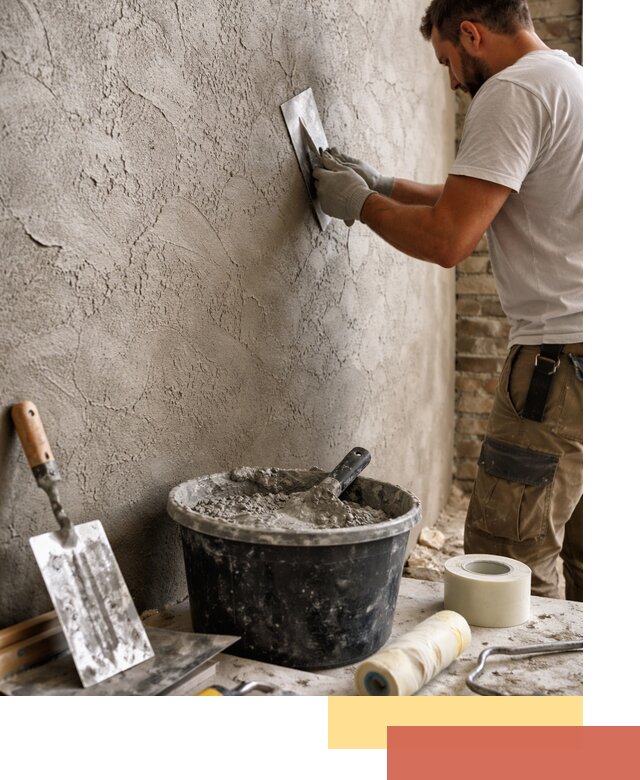 Декоративная штукатурка лофт в Бугульме — отделка стен и потолков