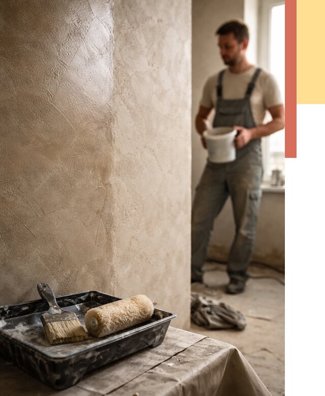 Нанесение воска на штукатурку в Бугульме от 3538 руб. | Услуги ОТДЕЛОЧНИК-Бгл