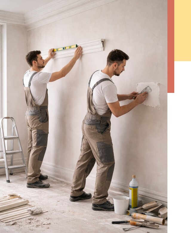 Монтаж лепнины на стены в Бугульме от 4549 руб. — недорого, быстро | ОТДЕЛОЧНИК-Бгл