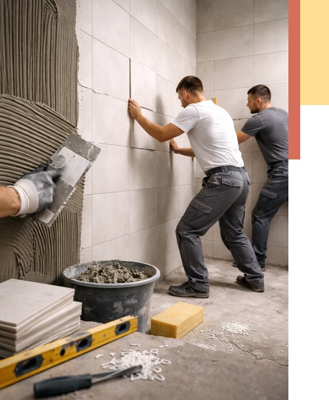 Укладка плитки на стены в Бугульме от 859 руб. — качественно и недорого | ОТДЕЛОЧНИК-Бгл