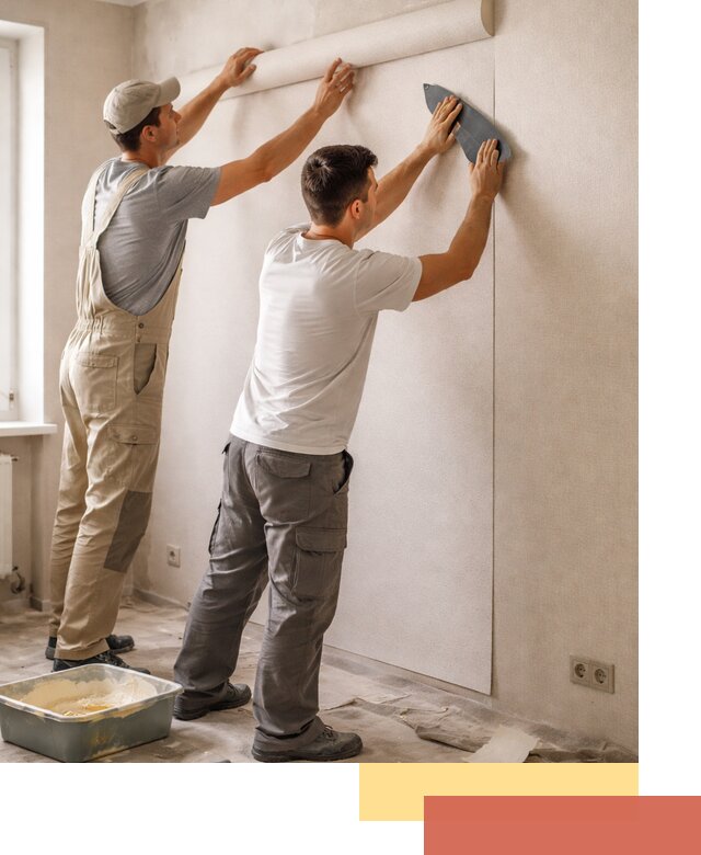 Поклейка виниловых обоев в Бугульме профессионально и качественно