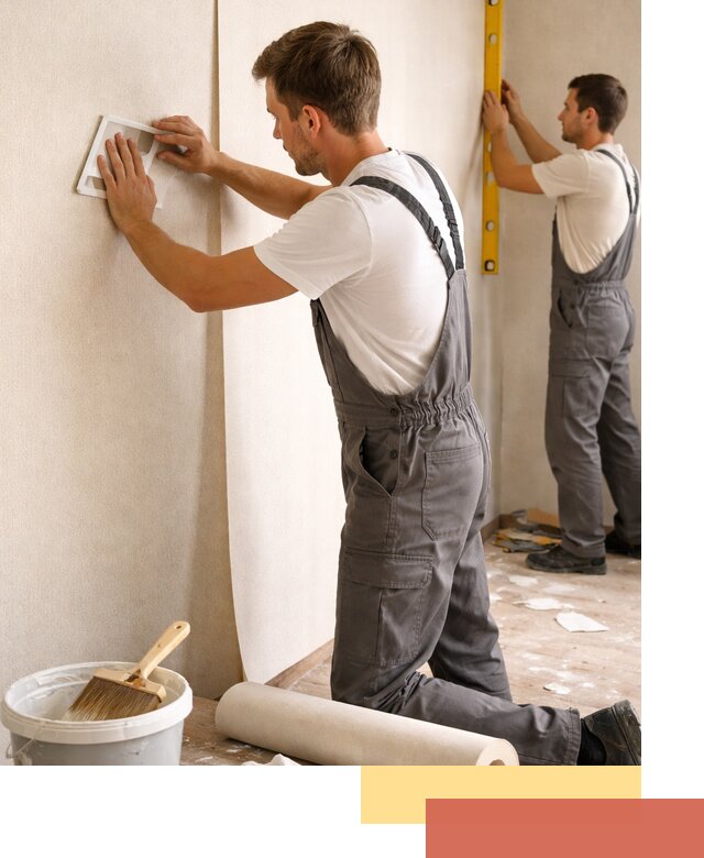 Поклейка бумажных обоев в Бугульме качественно и недорого