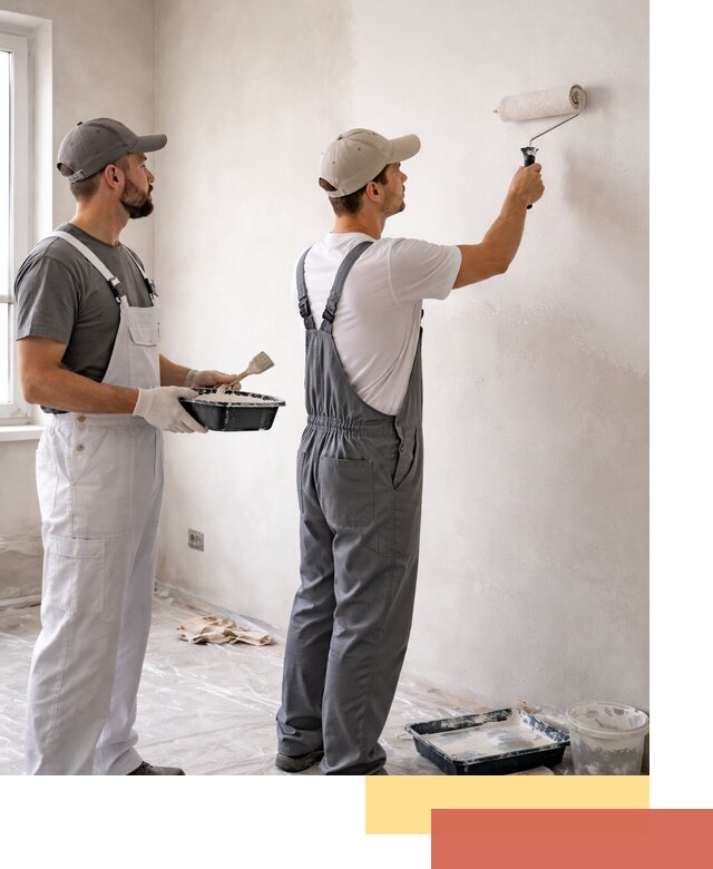 Покраска стен водоэмульсионной краской в Бугульме