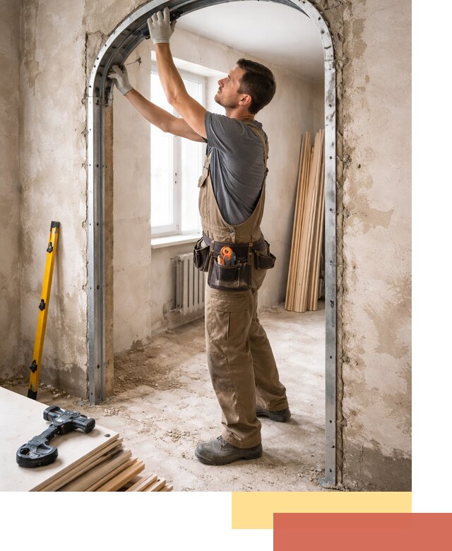 Устройство арочного проема в Бугульме под ключ