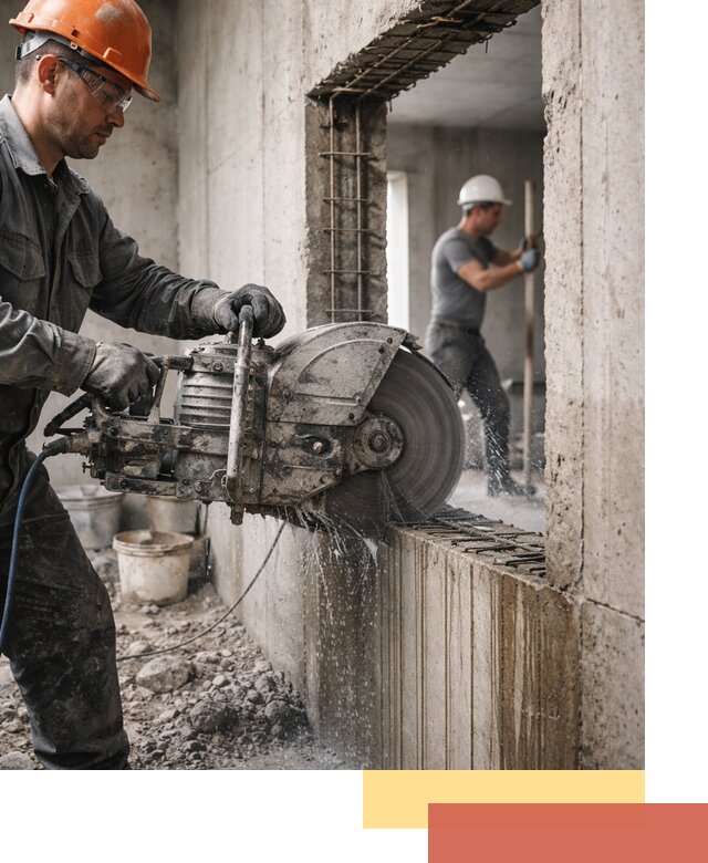 Алмазная резка проемов в Бугульме быстро и точно