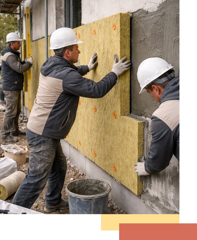 Утепление стен минватой в Бугульме — тепло и звукоизоляция