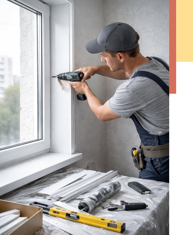 Установка пластиковых откосов в Бугульме от 2274 руб. | ОТДЕЛОЧНИК-Бгл монтаж, быстро и недорого