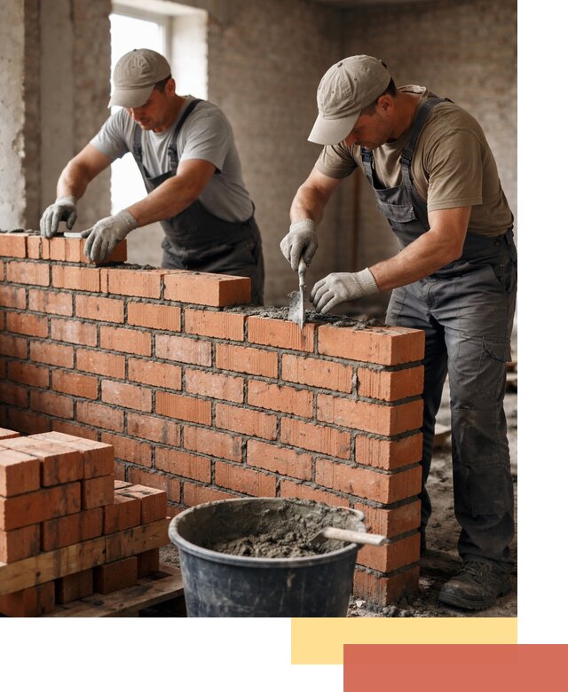 Кладка кирпичных перегородок под ключ в Бугульме