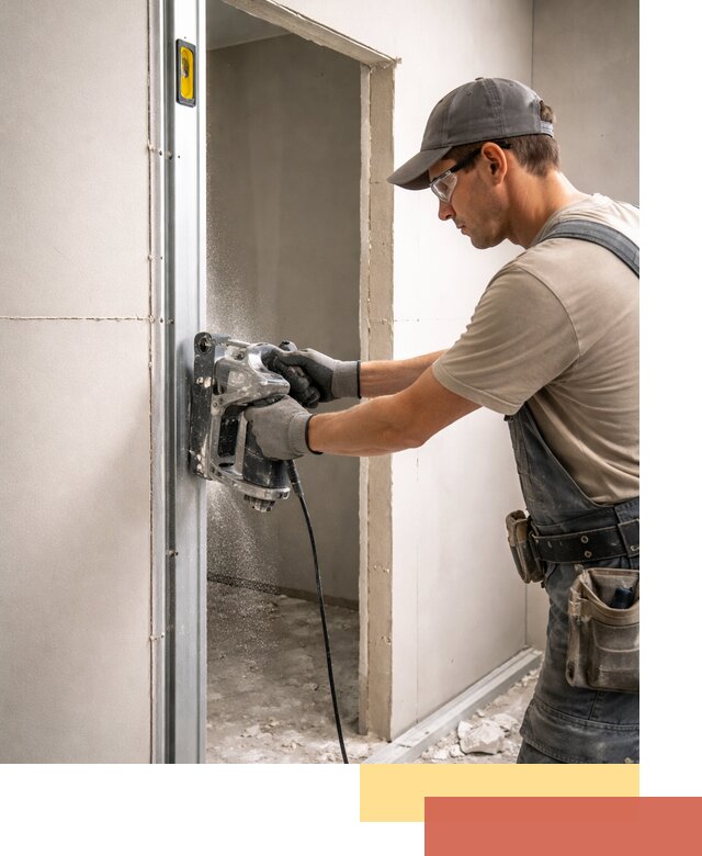 Устройство дверного проема в перегородке в Бугульме