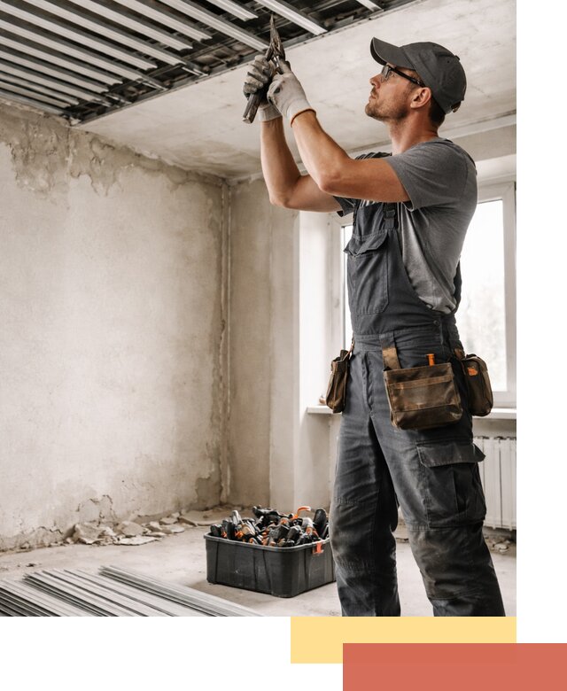 Демонтаж реечного потолка в Бугульме быстро и аккуратно