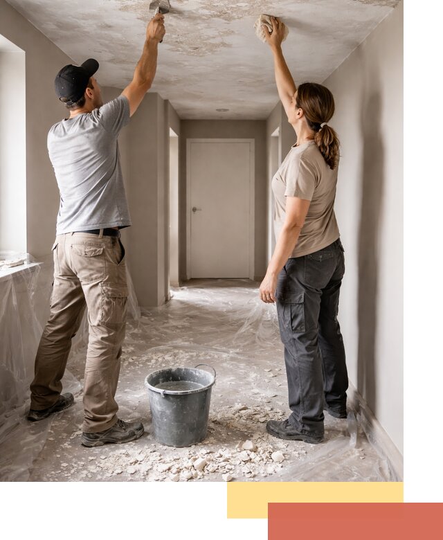 Удаление побелки с потолка в Бугульме — быстро и аккуратно