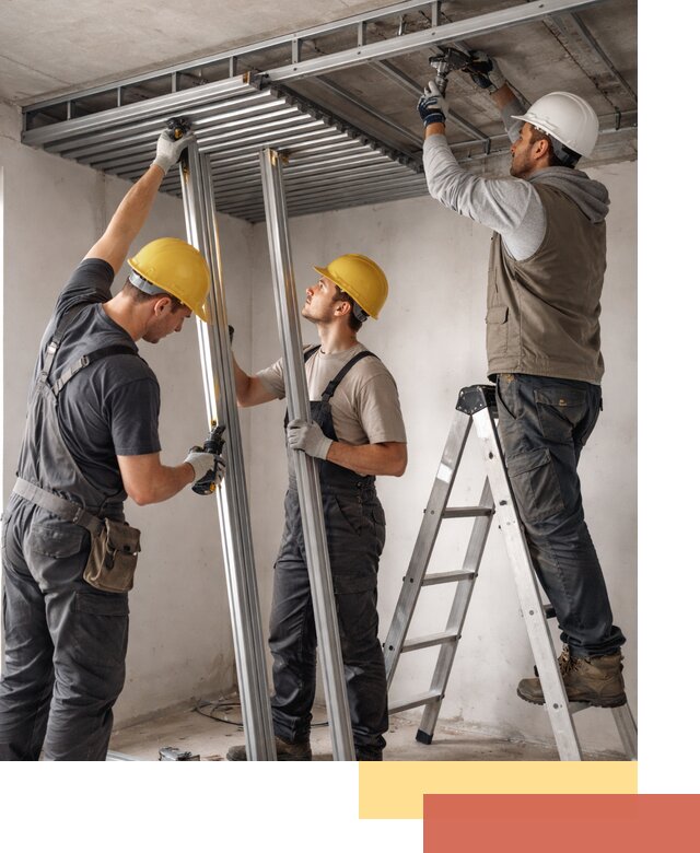 Монтаж реечного потолка под ключ в Бугульме