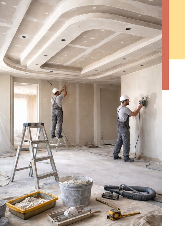 Многоуровневый потолок из гипсокартона в Бугульме от 758 руб. под ключ | ОТДЕЛОЧНИК-Бгл