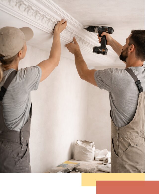 Профессиональный монтаж лепнины на потолок в Бугульме