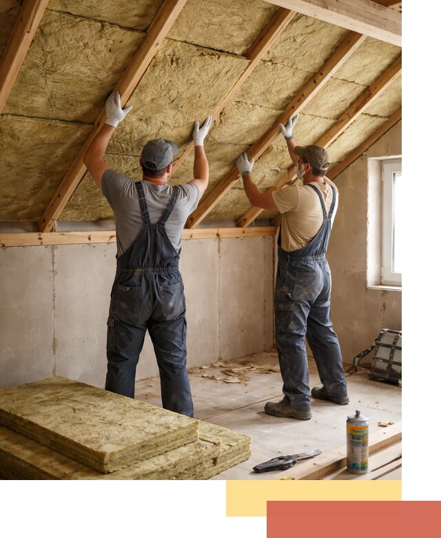 Утепление потолка минеральной ватой в Бугульме